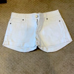 Paige White Denim Shorts